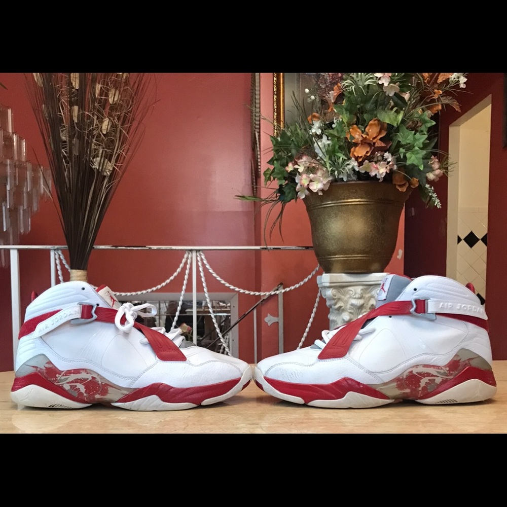 Jordan 8 White varsity red stealth size 12 men’s